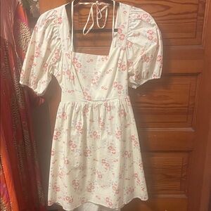 Floral Puff Sleeve Dress